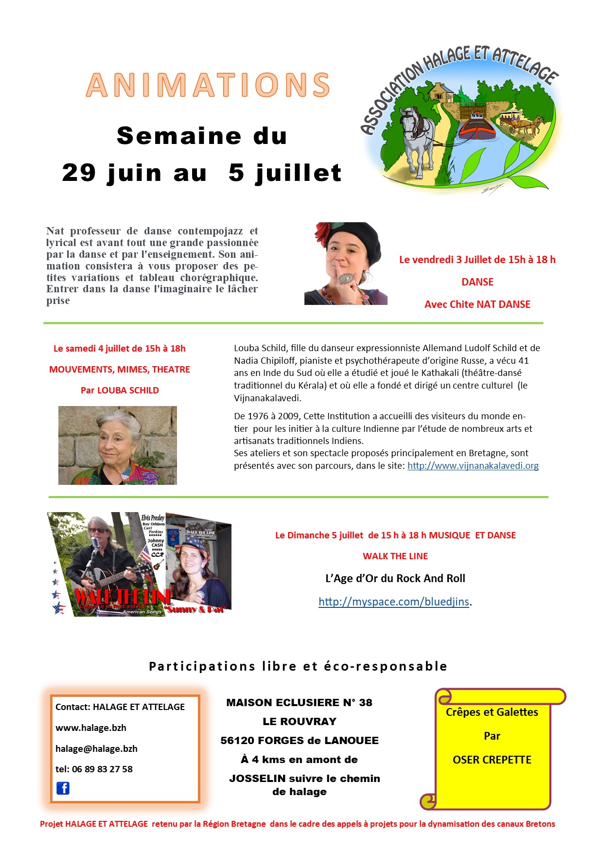 animation semaine du 29 juin au 5 juillet