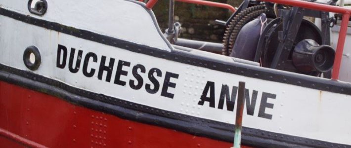 le lundi 17 aout passage de la Duchesse Anne à la maison éclusière