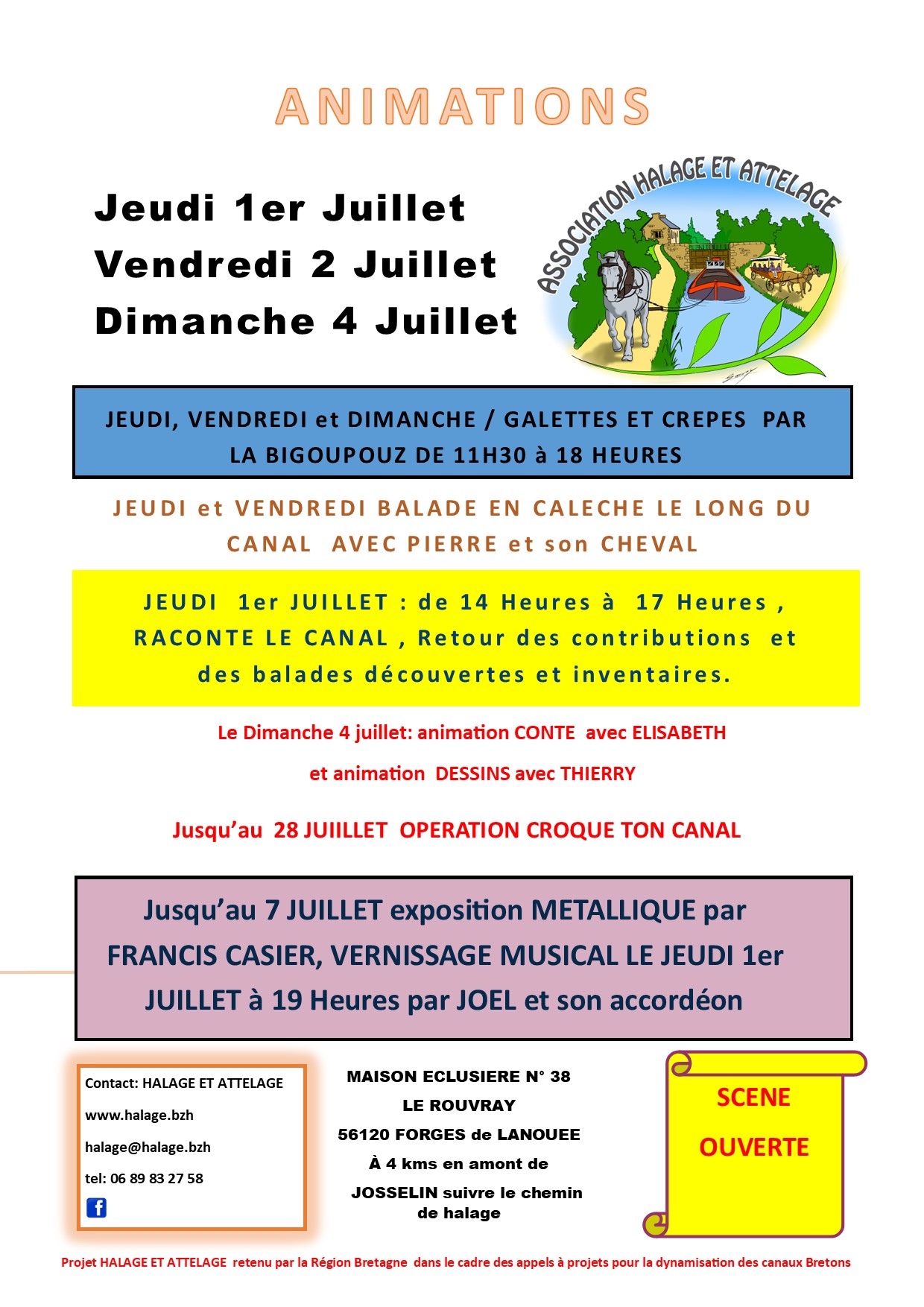 20210701 animation semaine le 1, 2 et 4 juillet