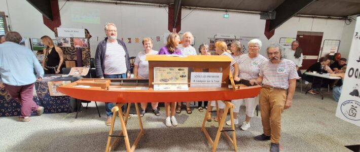 les travaux au mois d’avril avant la sortie de la Toue